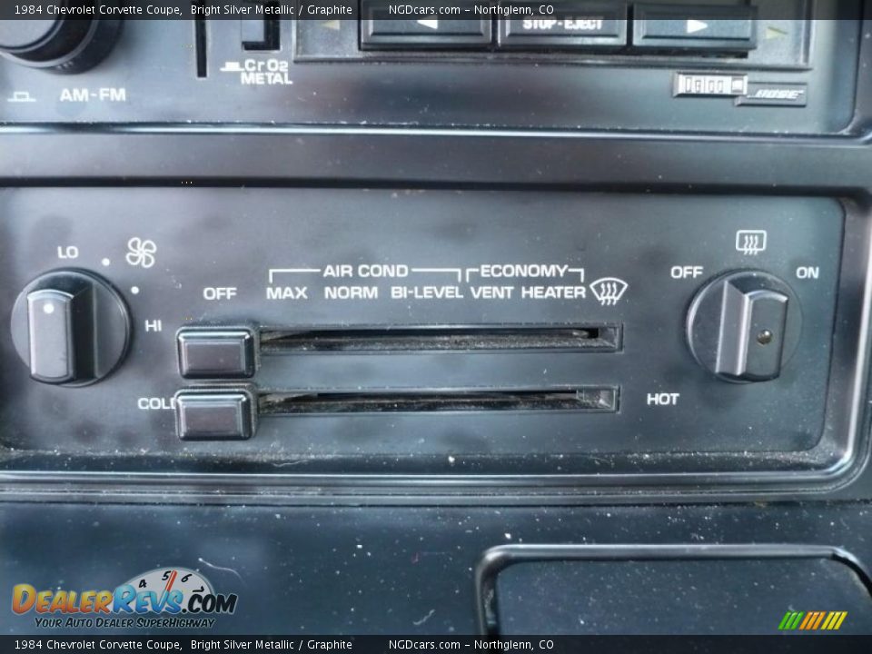 1984 Chevrolet Corvette Coupe Bright Silver Metallic / Graphite Photo #18