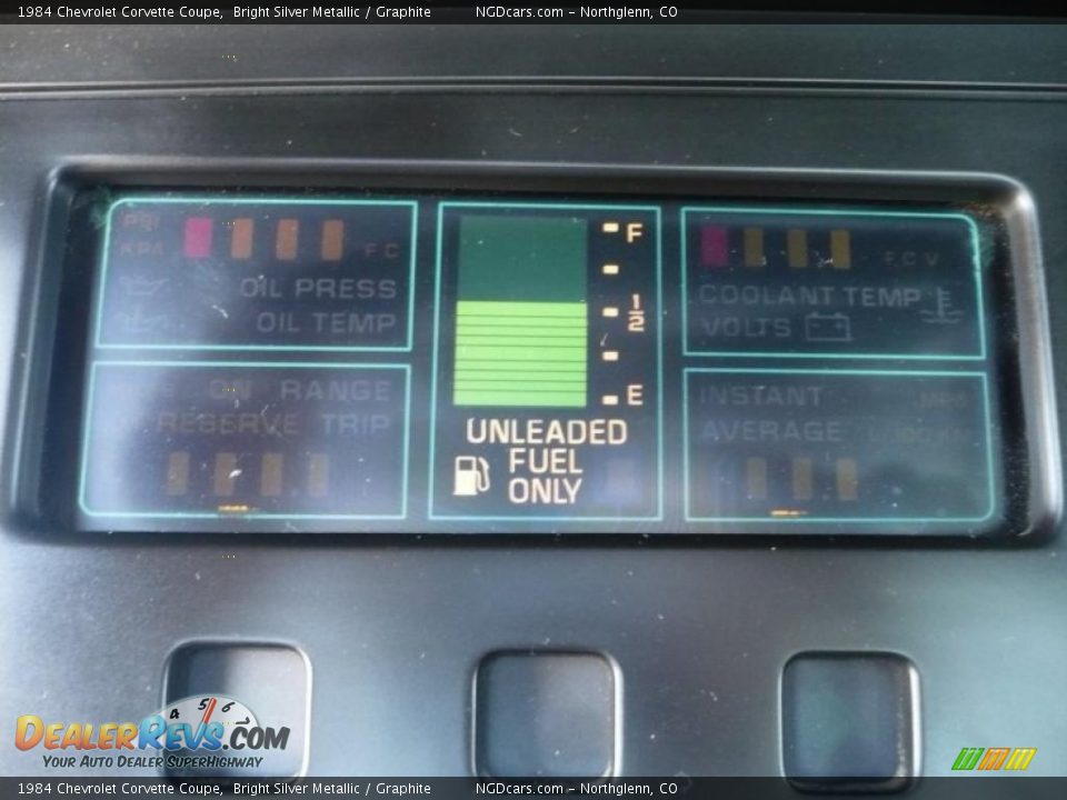 1984 Chevrolet Corvette Coupe Bright Silver Metallic / Graphite Photo #21