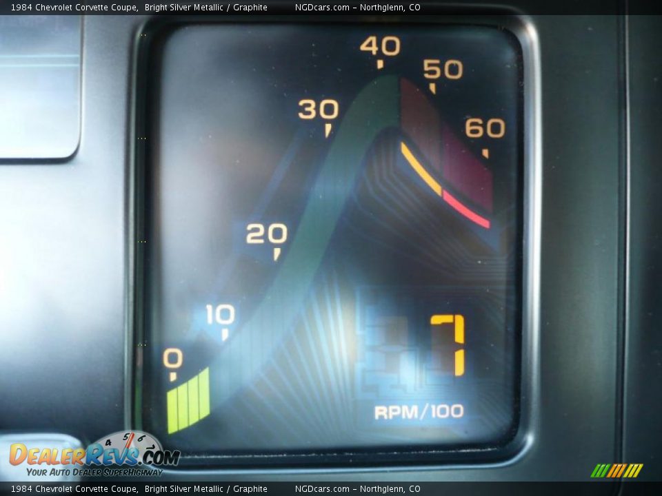 1984 Chevrolet Corvette Coupe Bright Silver Metallic / Graphite Photo #22