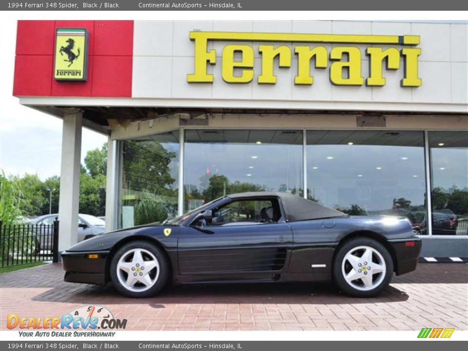 1994 Ferrari 348 Spider Black / Black Photo #1