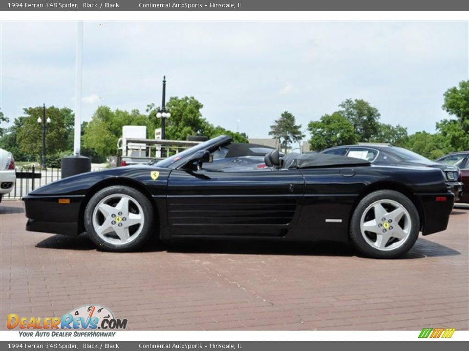 1994 Ferrari 348 Spider Black / Black Photo #2