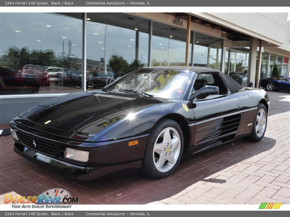 1994 Ferrari 348 Spider Black / Black Photo #3