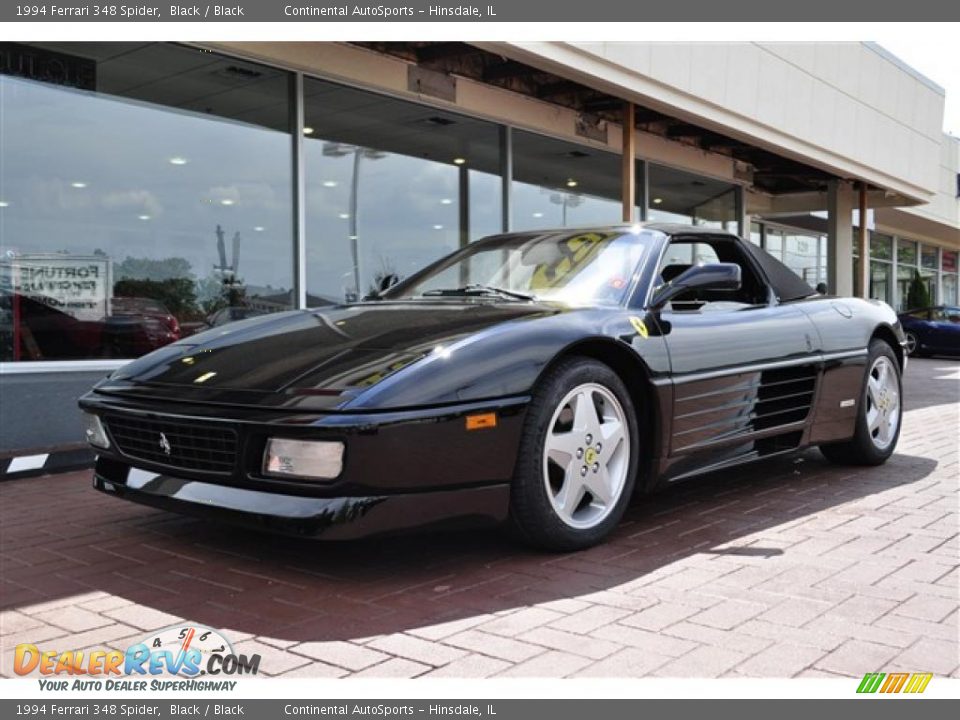 1994 Ferrari 348 Spider Black / Black Photo #4