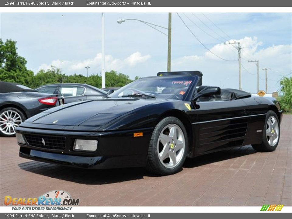 1994 Ferrari 348 Spider Black / Black Photo #5