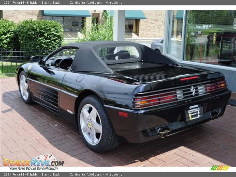 1994 Ferrari 348 Spider Black / Black Photo #6