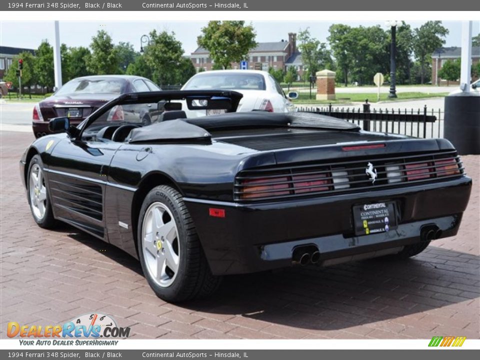 1994 Ferrari 348 Spider Black / Black Photo #8