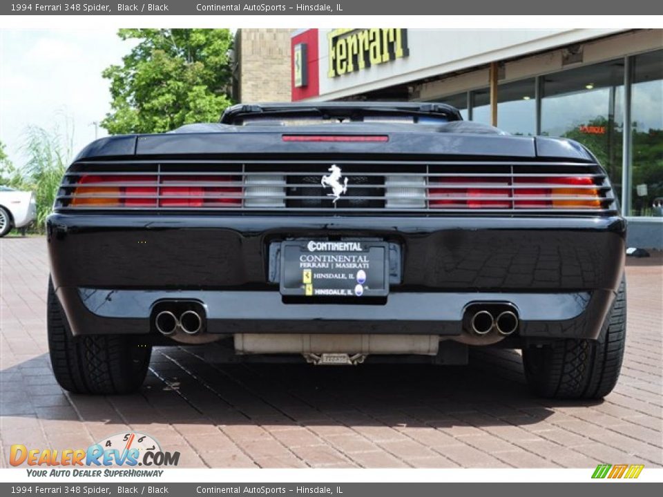 1994 Ferrari 348 Spider Black / Black Photo #9