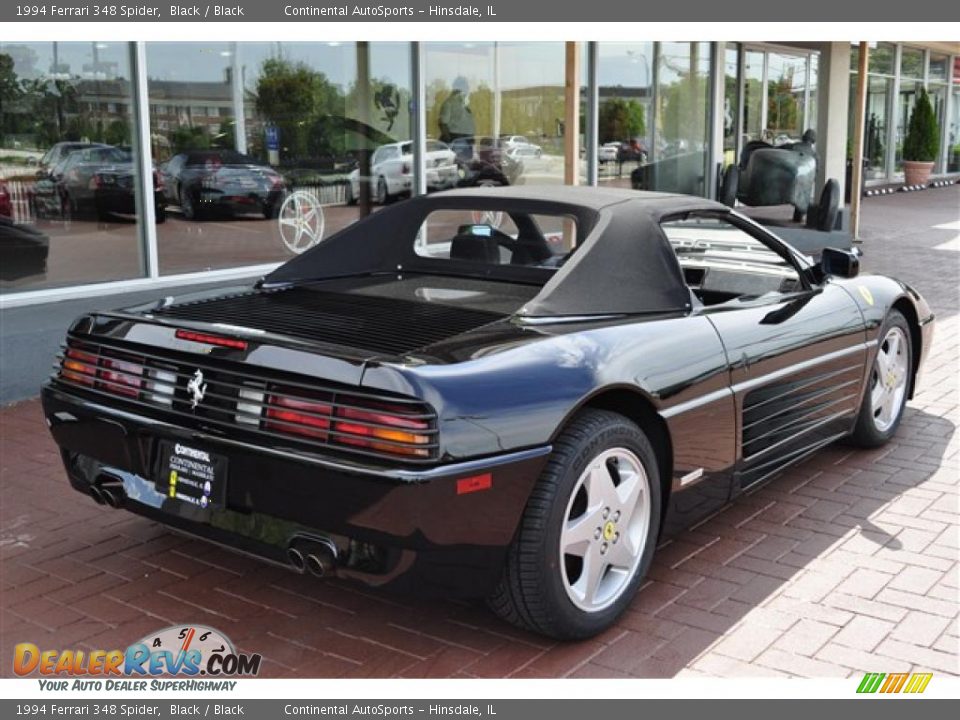 1994 Ferrari 348 Spider Black / Black Photo #15