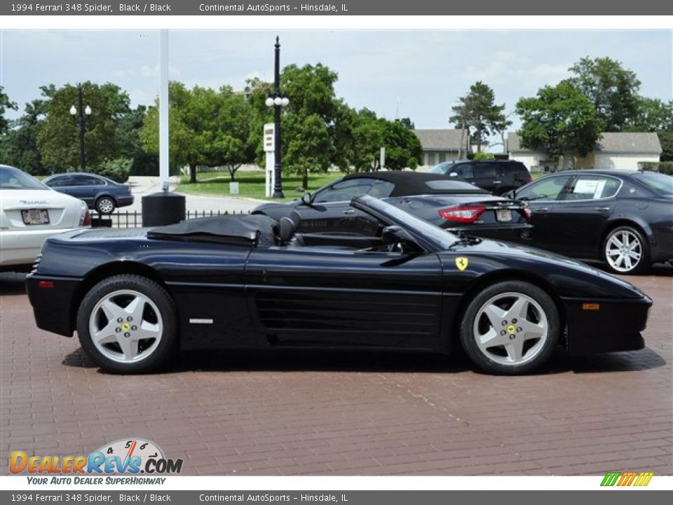 1994 Ferrari 348 Spider Black / Black Photo #19