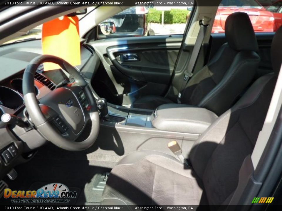 2010 Ford Taurus SHO AWD Atlantis Green Metallic / Charcoal Black Photo #10