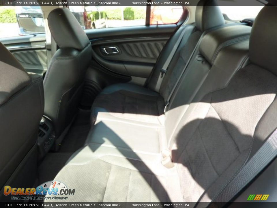 2010 Ford Taurus SHO AWD Atlantis Green Metallic / Charcoal Black Photo #14