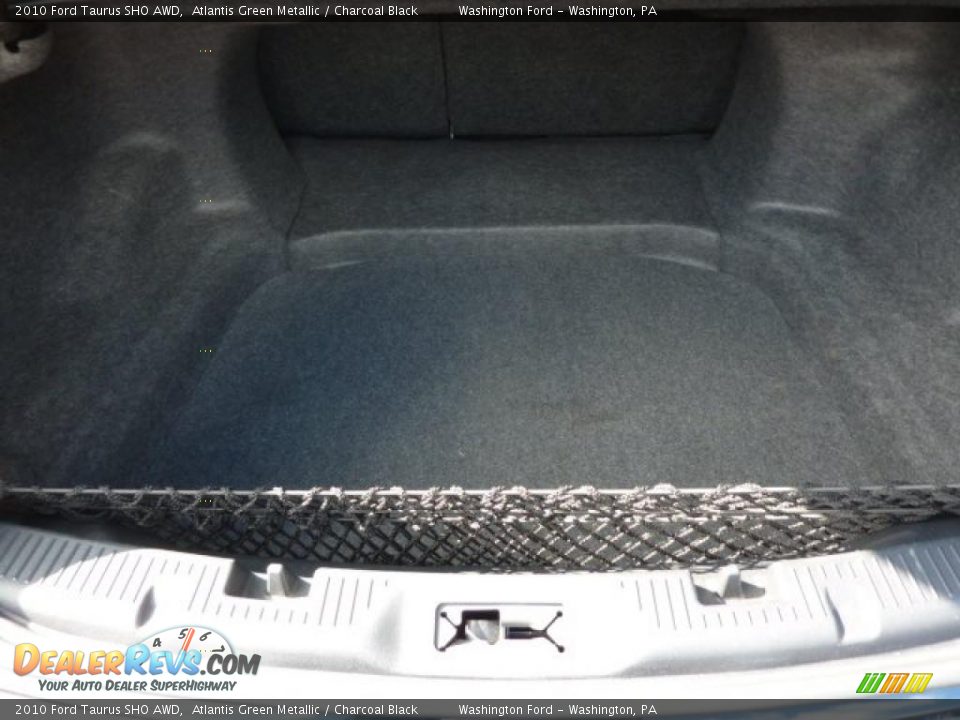 2010 Ford Taurus SHO AWD Atlantis Green Metallic / Charcoal Black Photo #15