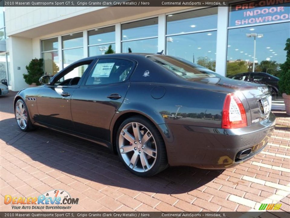 2010 Maserati Quattroporte Sport GT S Grigio Granito (Dark Grey Metallic) / Nero Photo #5