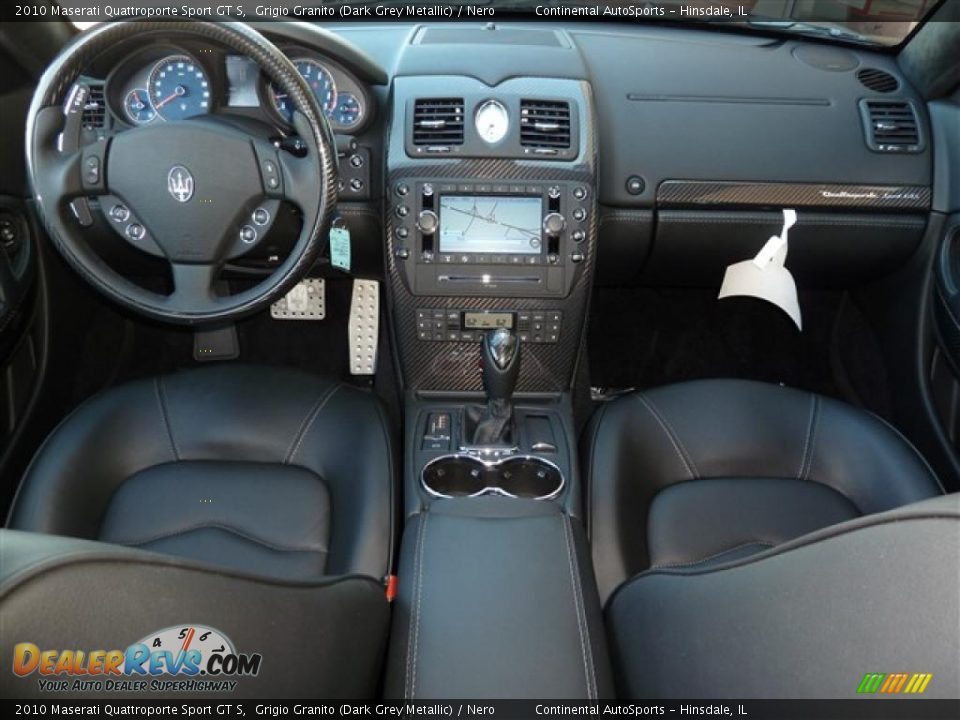 Nero Interior - 2010 Maserati Quattroporte Sport GT S Photo #15