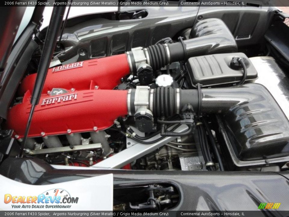 2006 Ferrari F430 Spider 4.3 Liter DOHC 32-Valve V8 Engine Photo #19