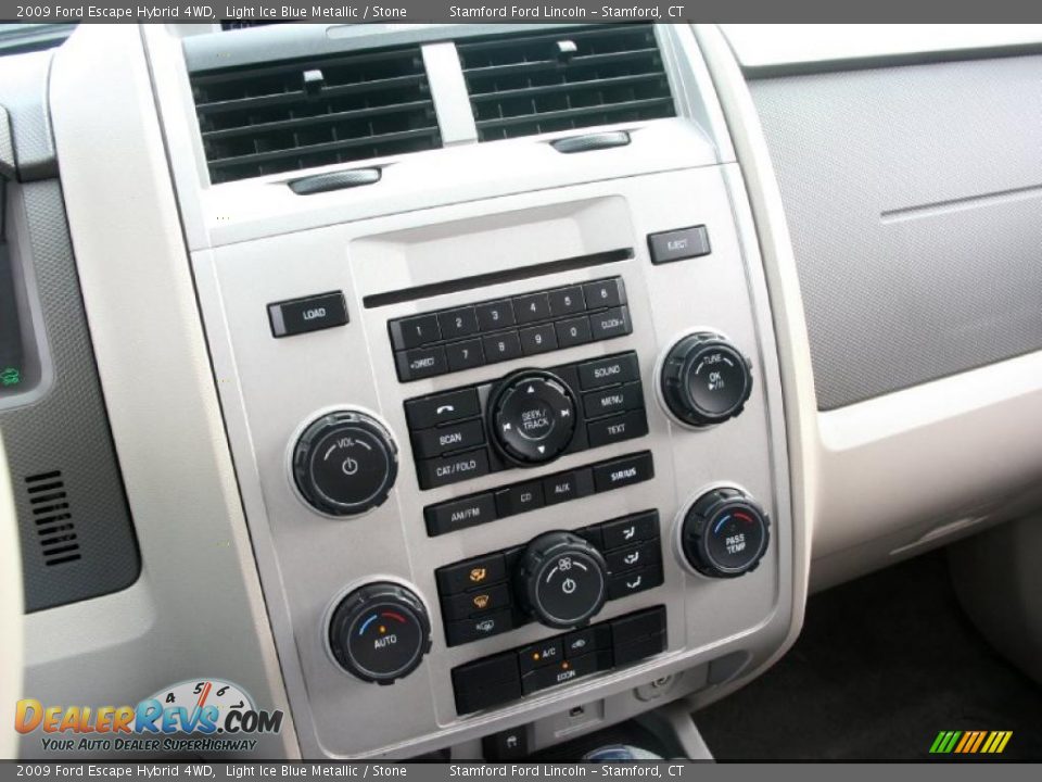 2009 Ford Escape Hybrid 4WD Light Ice Blue Metallic / Stone Photo #15