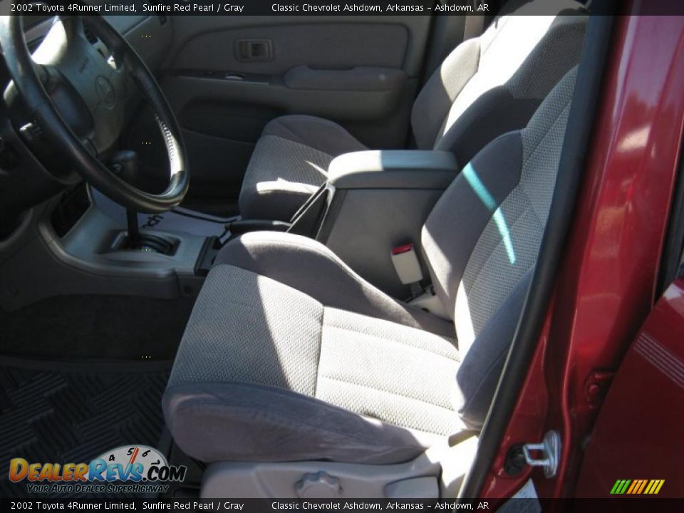 2002 Toyota 4Runner Limited Sunfire Red Pearl / Gray Photo #14