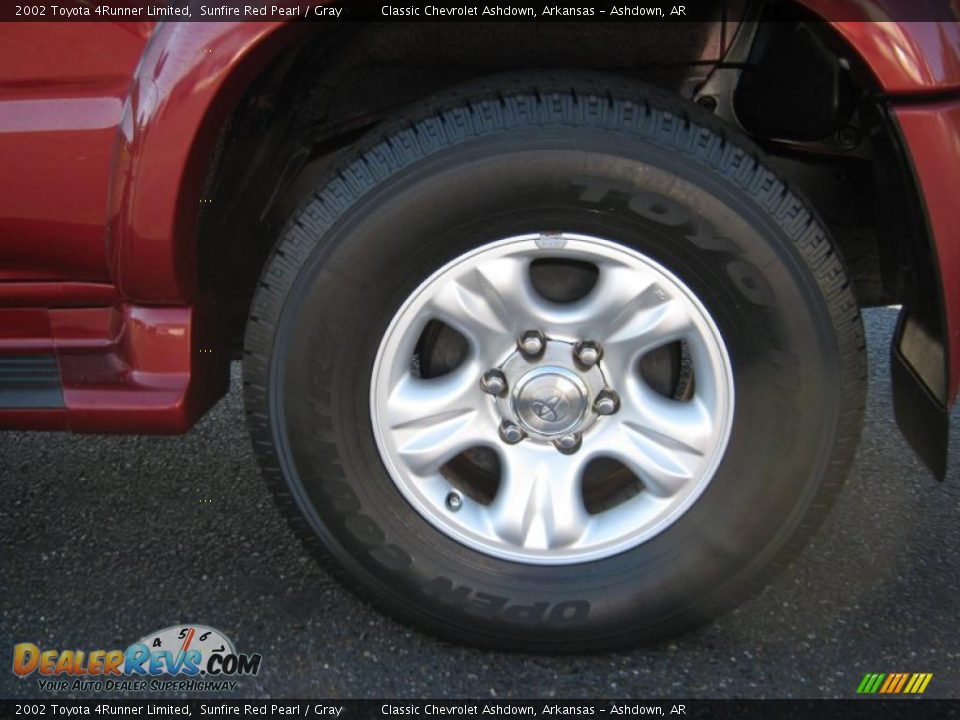 2002 Toyota 4Runner Limited Sunfire Red Pearl / Gray Photo #21