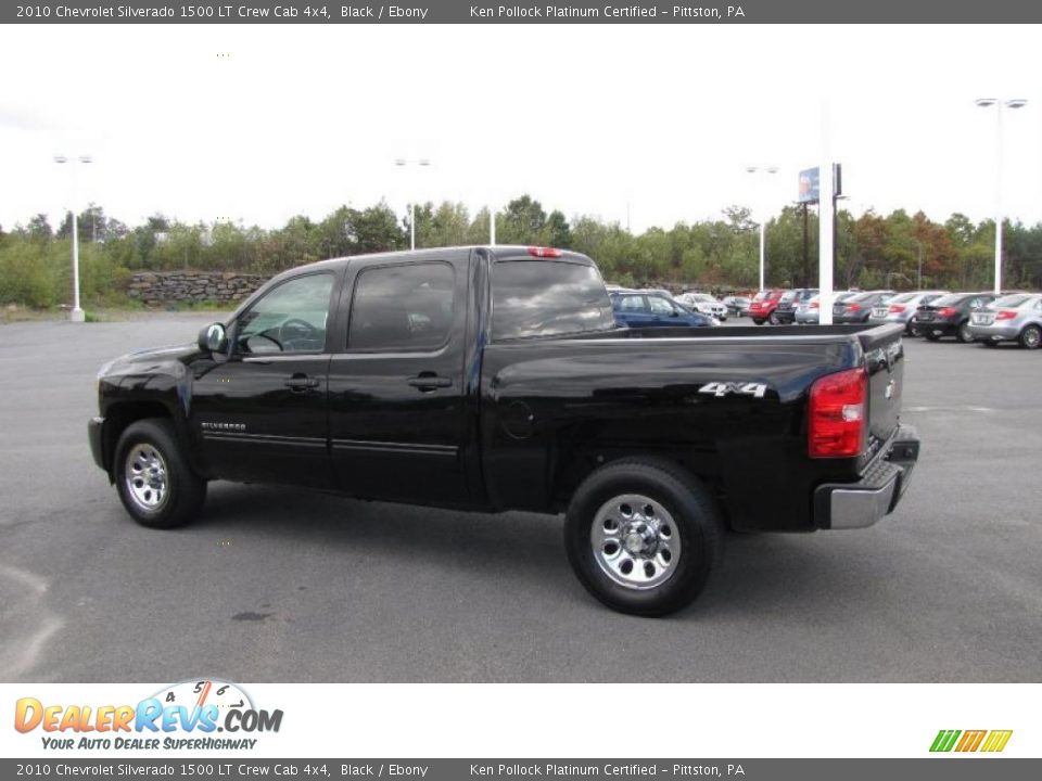 2010 Chevrolet Silverado 1500 LT Crew Cab 4x4 Black / Ebony Photo #10