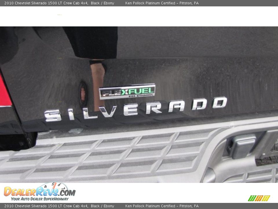 2010 Chevrolet Silverado 1500 LT Crew Cab 4x4 Black / Ebony Photo #11