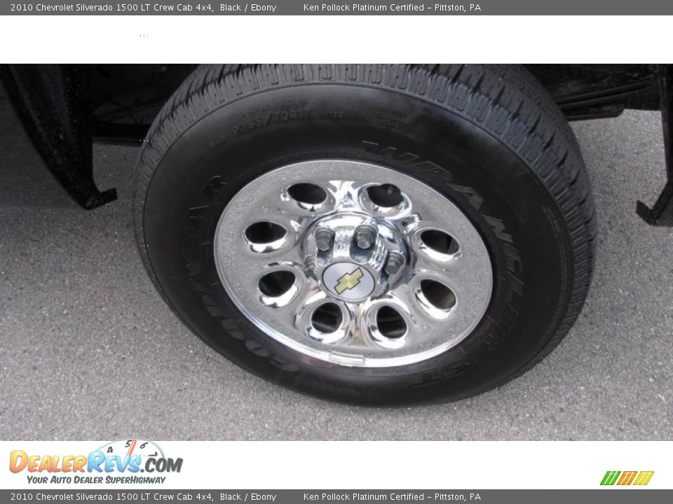 2010 Chevrolet Silverado 1500 LT Crew Cab 4x4 Black / Ebony Photo #14