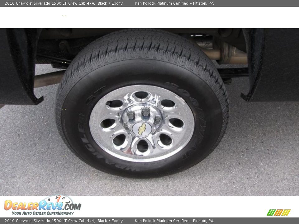 2010 Chevrolet Silverado 1500 LT Crew Cab 4x4 Black / Ebony Photo #17