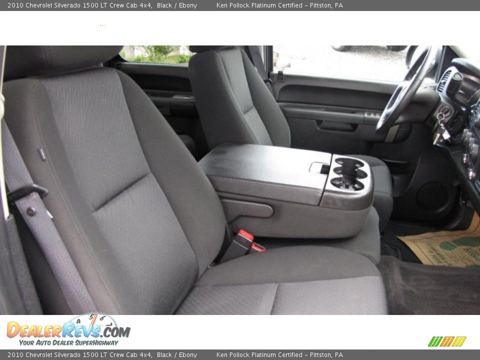 2010 Chevrolet Silverado 1500 LT Crew Cab 4x4 Black / Ebony Photo #22