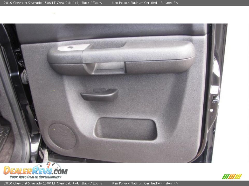 2010 Chevrolet Silverado 1500 LT Crew Cab 4x4 Black / Ebony Photo #25