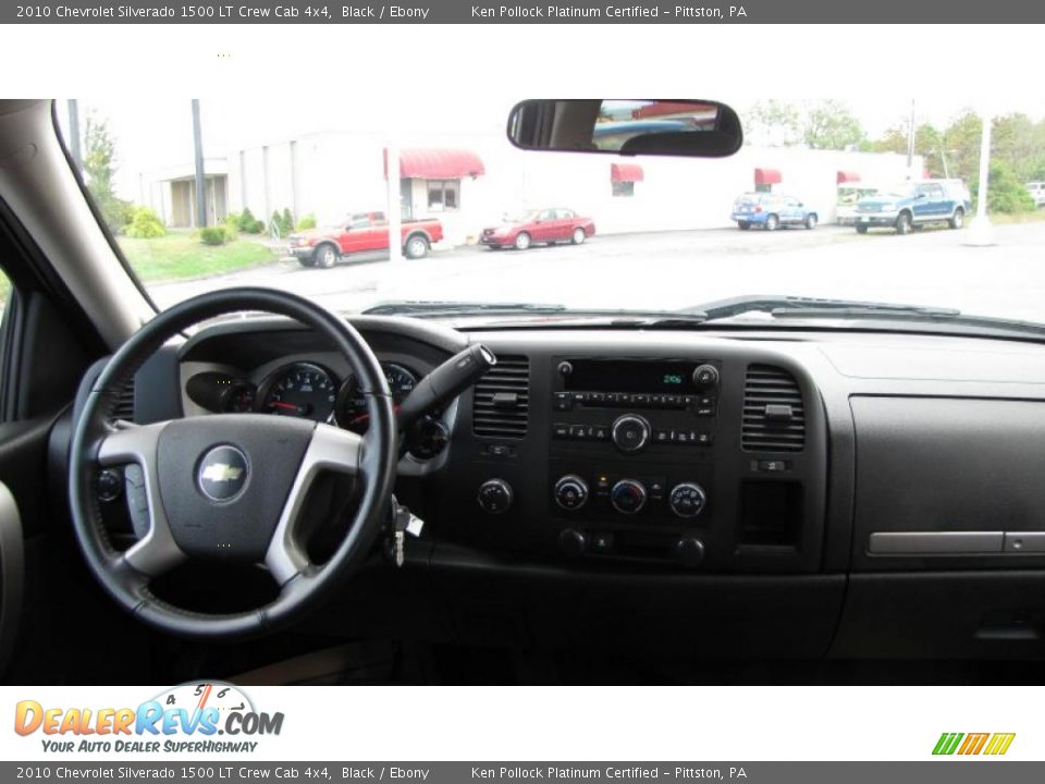 2010 Chevrolet Silverado 1500 LT Crew Cab 4x4 Black / Ebony Photo #26