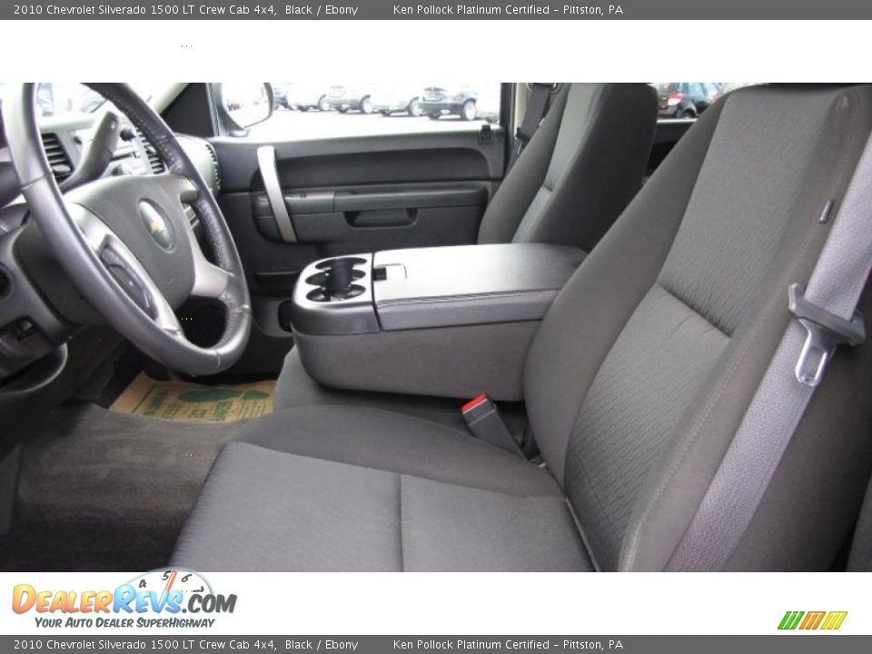 2010 Chevrolet Silverado 1500 LT Crew Cab 4x4 Black / Ebony Photo #31