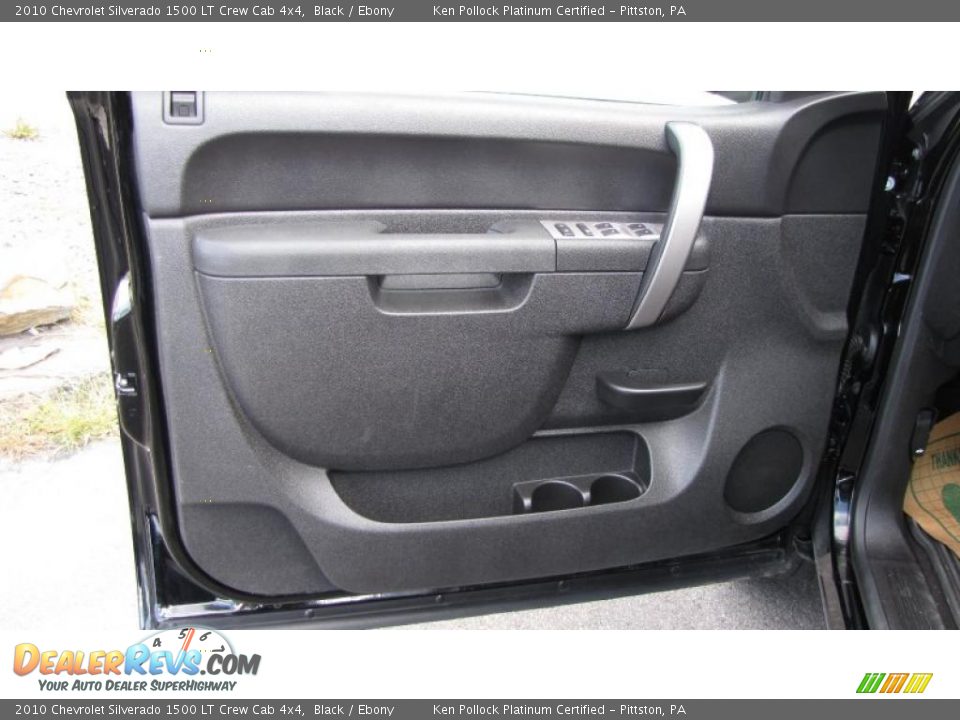 2010 Chevrolet Silverado 1500 LT Crew Cab 4x4 Black / Ebony Photo #32