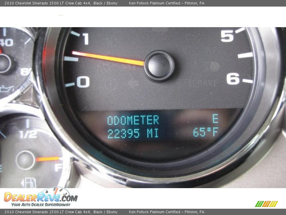 2010 Chevrolet Silverado 1500 LT Crew Cab 4x4 Black / Ebony Photo #36
