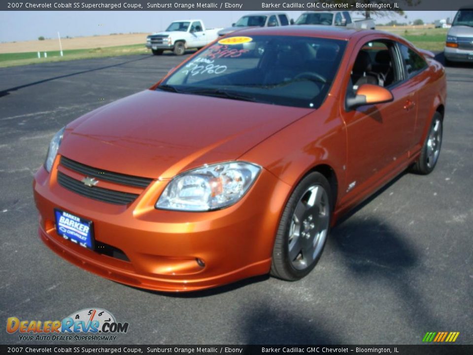 2007 Chevrolet Cobalt SS Supercharged Coupe Sunburst Orange Metallic / Ebony Photo #1