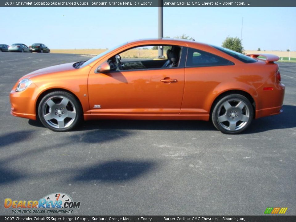 2007 Chevrolet Cobalt SS Supercharged Coupe Sunburst Orange Metallic / Ebony Photo #2