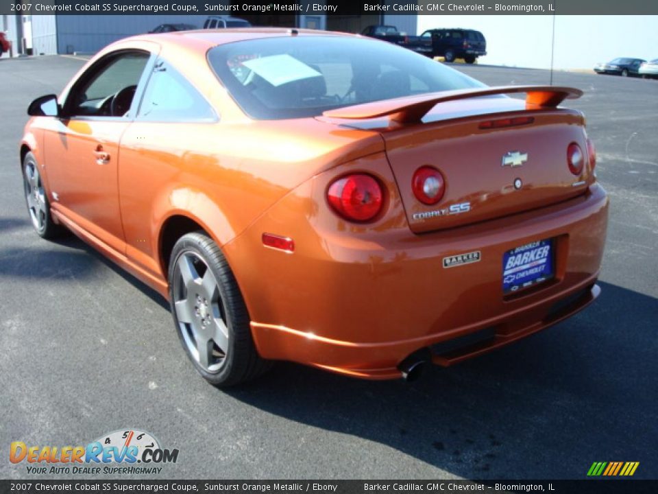 2007 Chevrolet Cobalt SS Supercharged Coupe Sunburst Orange Metallic / Ebony Photo #3