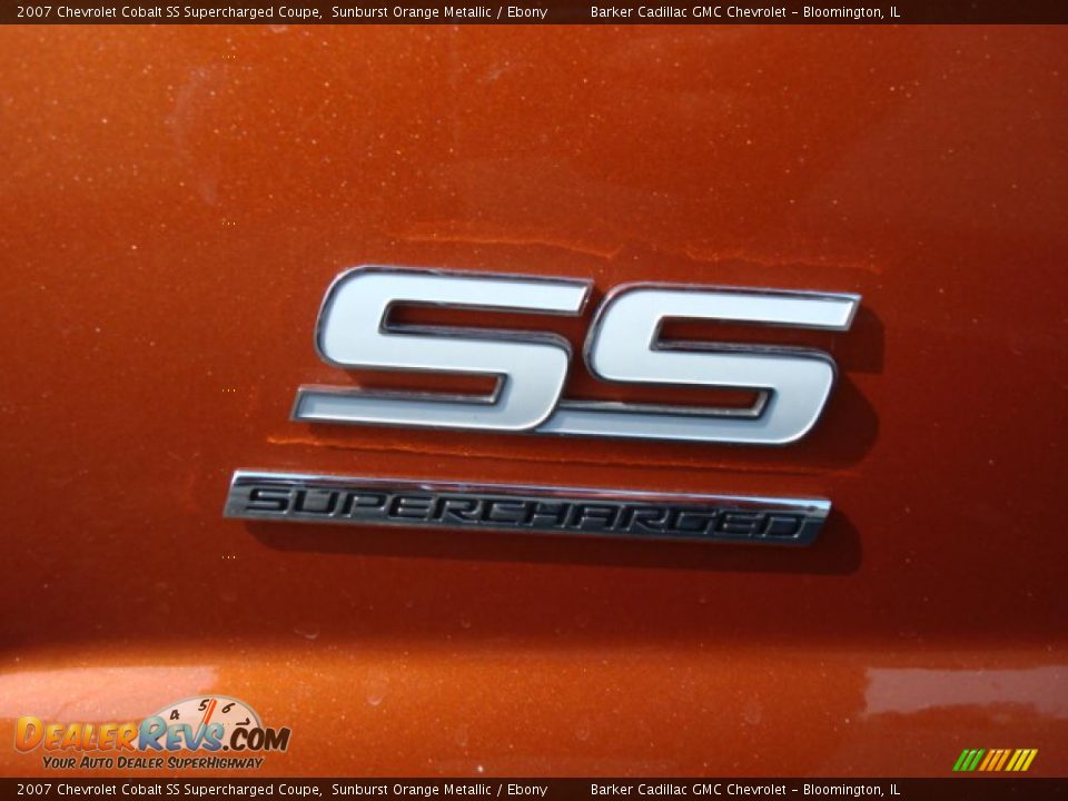 2007 Chevrolet Cobalt SS Supercharged Coupe Sunburst Orange Metallic / Ebony Photo #23