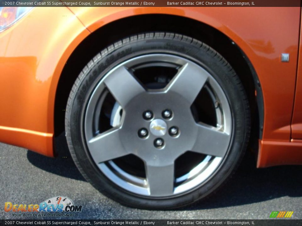 2007 Chevrolet Cobalt SS Supercharged Coupe Sunburst Orange Metallic / Ebony Photo #24