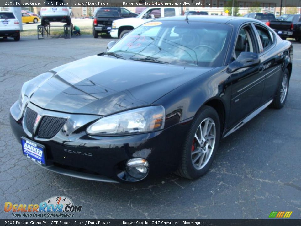 2005 Pontiac Grand Prix GTP Sedan Black / Dark Pewter Photo #1