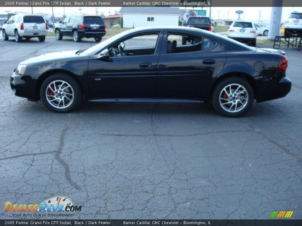 2005 Pontiac Grand Prix GTP Sedan Black / Dark Pewter Photo #2