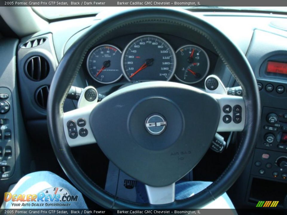 2005 Pontiac Grand Prix GTP Sedan Black / Dark Pewter Photo #21