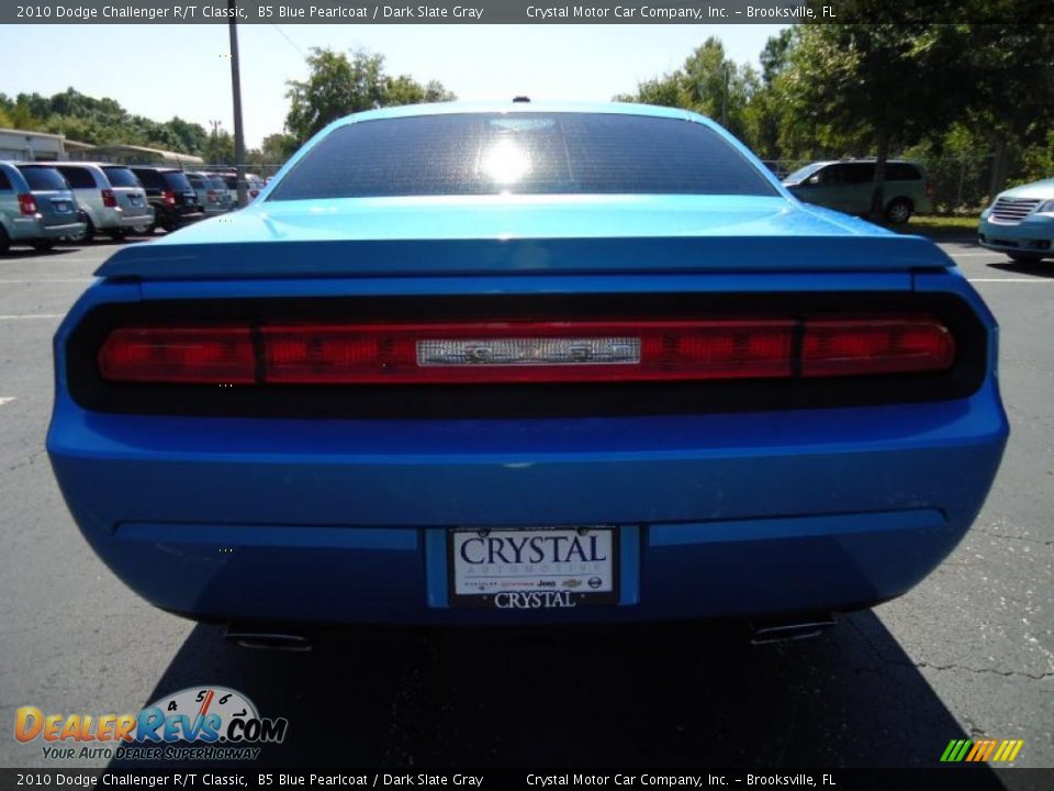 2010 Dodge Challenger R/T Classic B5 Blue Pearlcoat / Dark Slate Gray Photo #9