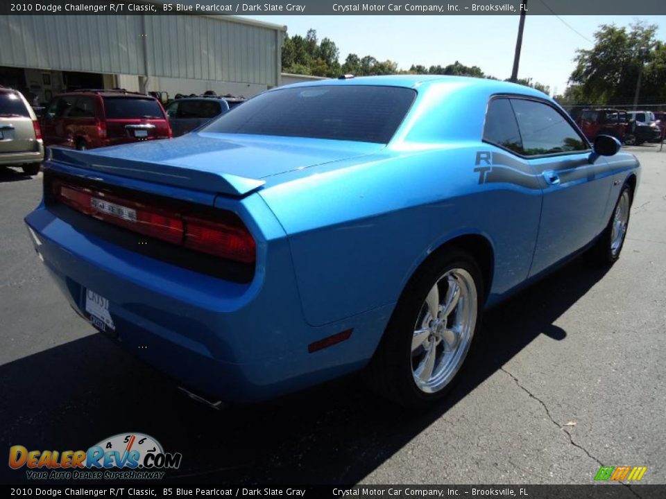 2010 Dodge Challenger R/T Classic B5 Blue Pearlcoat / Dark Slate Gray Photo #10