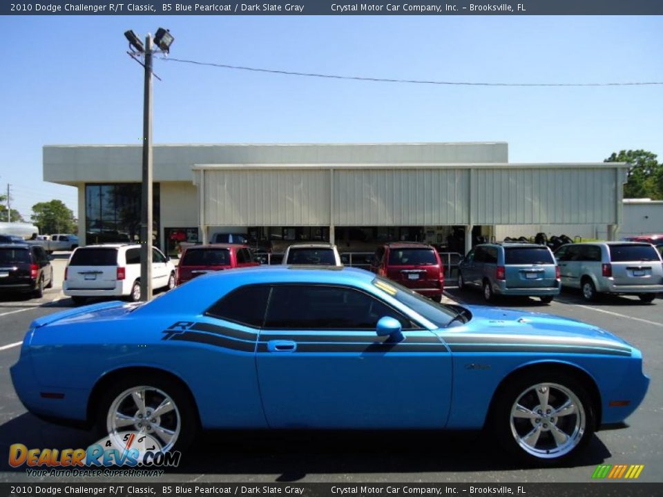 2010 Dodge Challenger R/T Classic B5 Blue Pearlcoat / Dark Slate Gray Photo #11