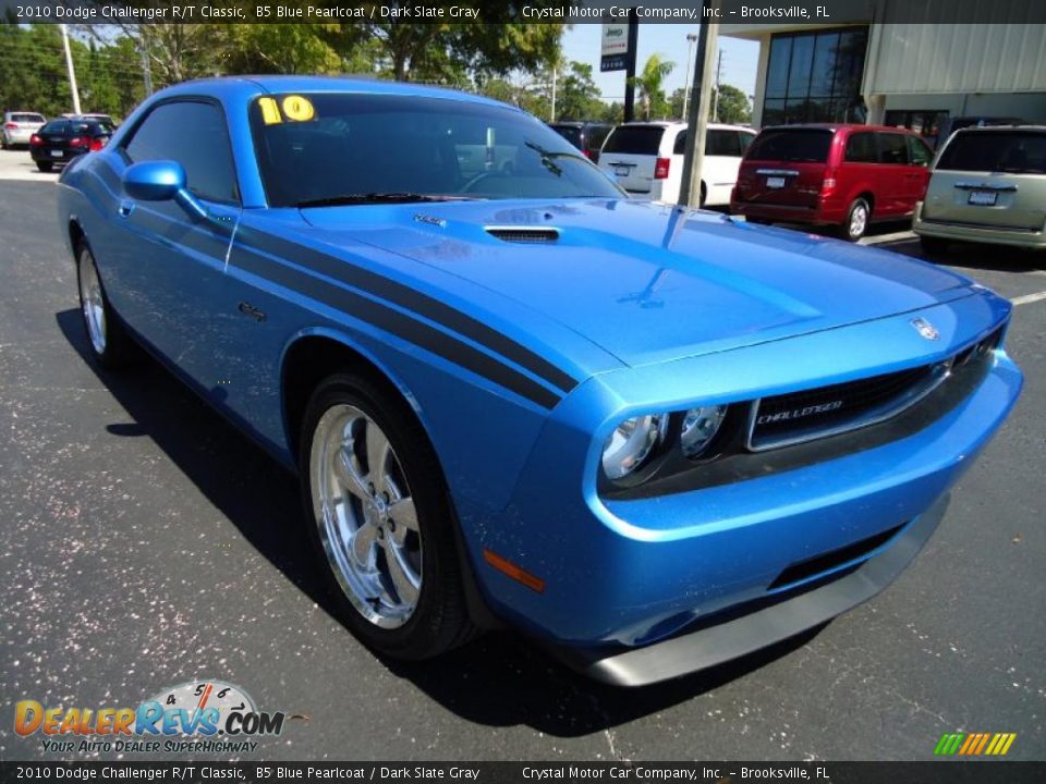 2010 Dodge Challenger R/T Classic B5 Blue Pearlcoat / Dark Slate Gray Photo #12