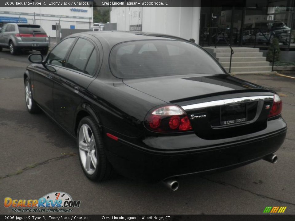 Ebony Black 2006 Jaguar S-Type R Photo #4