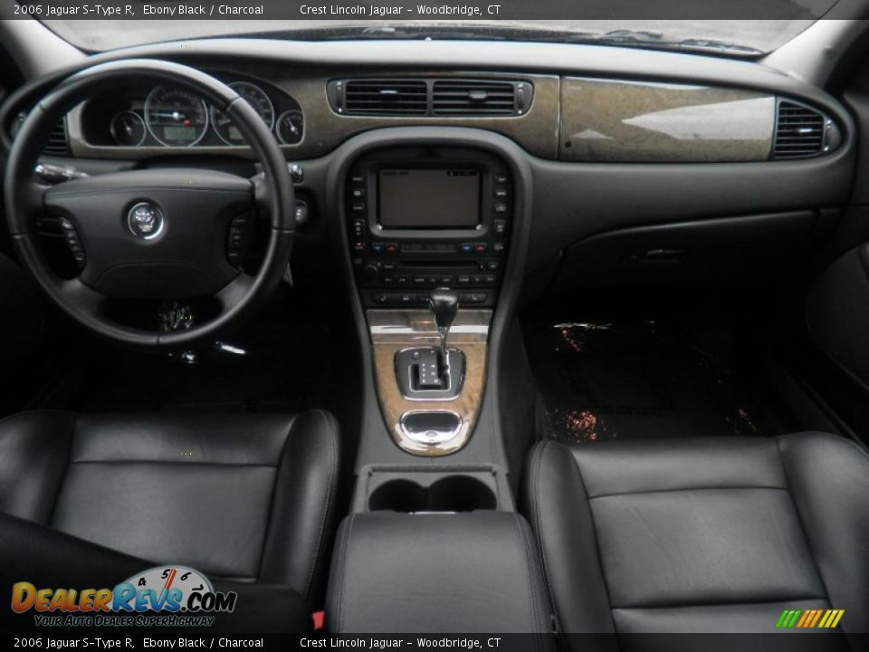 Dashboard of 2006 Jaguar S-Type R Photo #10