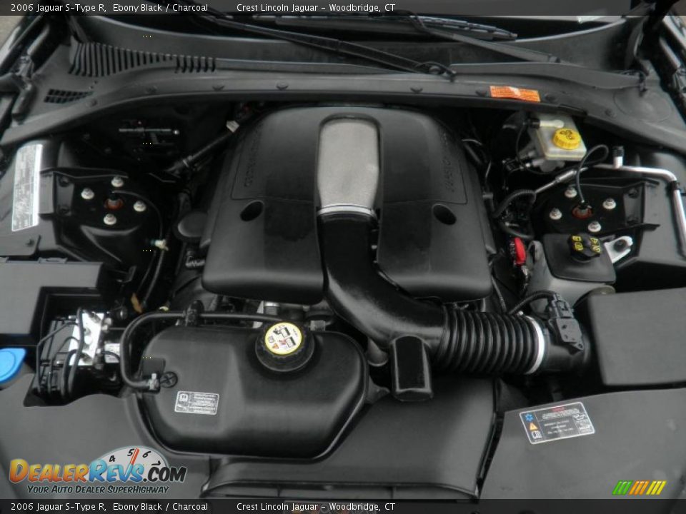 2006 Jaguar S Type R 4 2 Liter Supercharged Dohc 32 Valve Vvt V8 Engine Photo 13