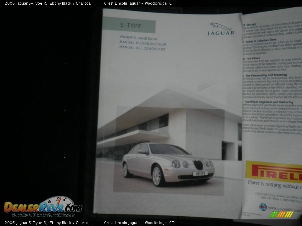 2006 Jaguar S-Type R Ebony Black / Charcoal Photo #15