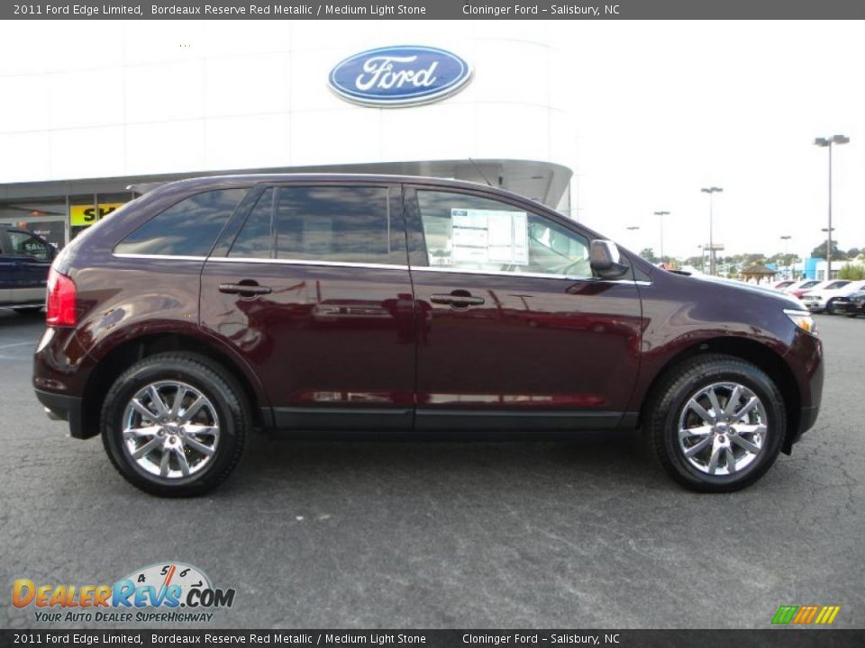 2011 Ford Edge Limited Bordeaux Reserve Red Metallic / Medium Light Stone Photo #2