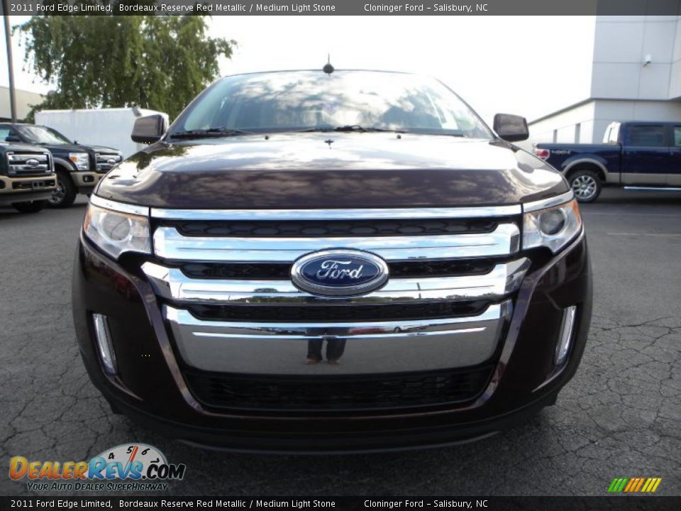 2011 Ford Edge Limited Bordeaux Reserve Red Metallic / Medium Light Stone Photo #7